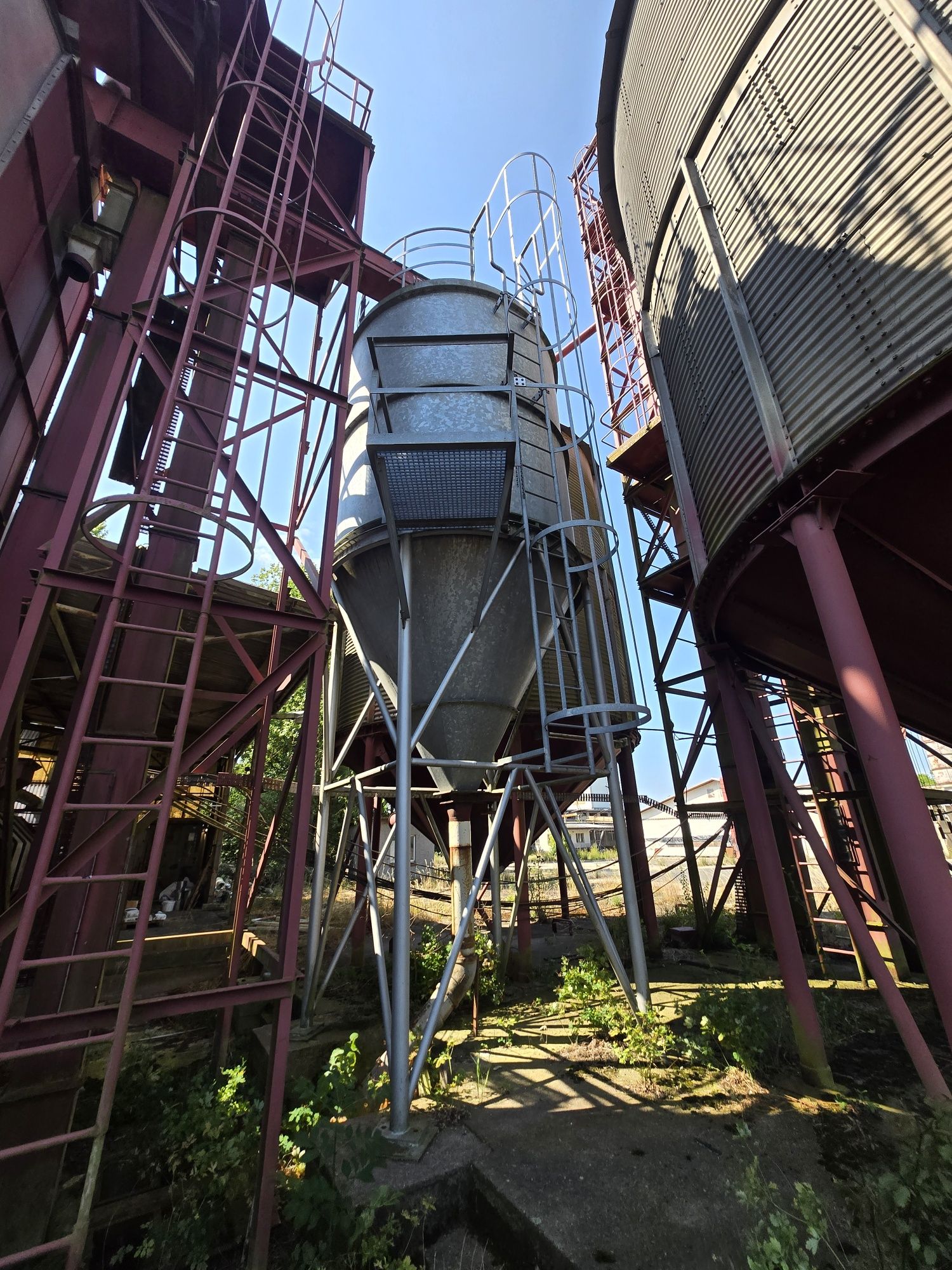 Silos zbożowy ocynkowany