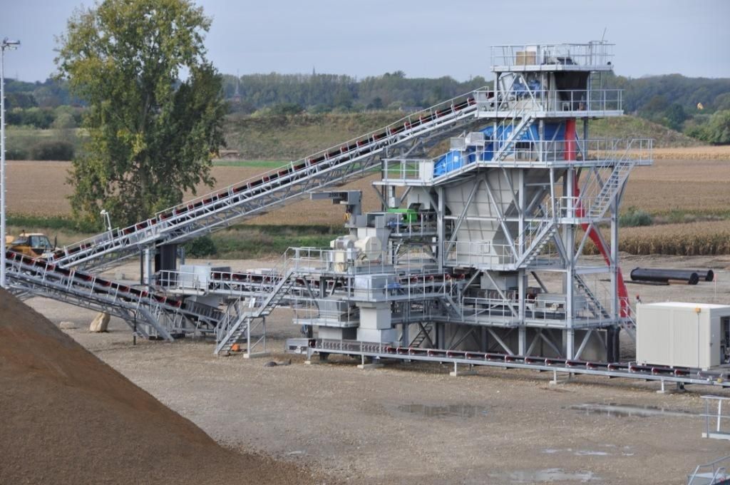 System wstępnej selekcji do kruszywa